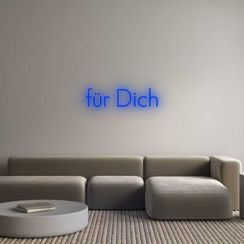 Konfigurator - Neon LED Flex - Personalisierter Indoor Schriftzug für Dich