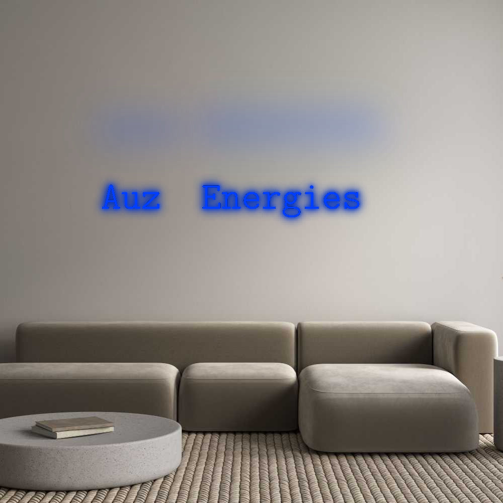 Configurateur - Neon LED Flex - Enseigne néon intérieure personnalisée Auz Energies