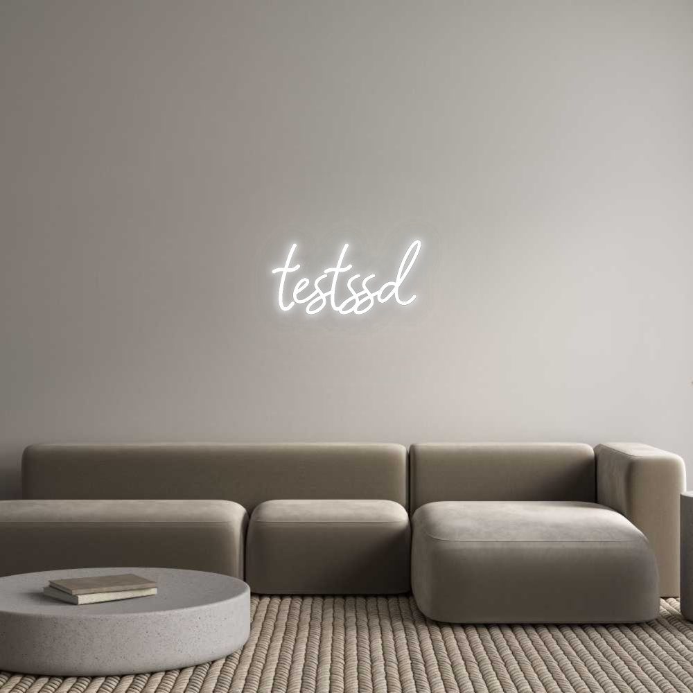 Konfigurator - Neon LED Flex - Personalisierter Indoor Schriftzug testssd