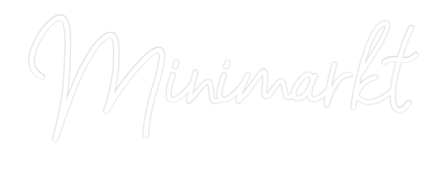Konfigurator - Neon LED Clip - Personalisierter Indoor Schriftzug Minimarkt