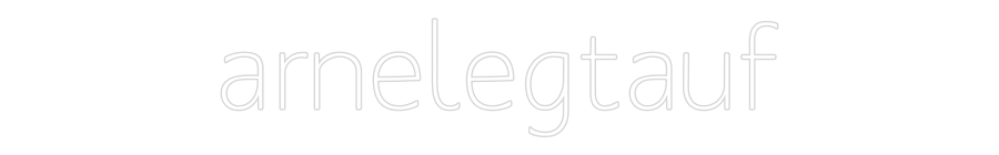 Konfigurator - Neon LED Clip - Personalisierter Indoor Schriftzug arnelegtauf