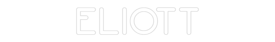 Configurateur - Neon LED Flex - Enseigne néon intérieure personnalisée ELIOTT