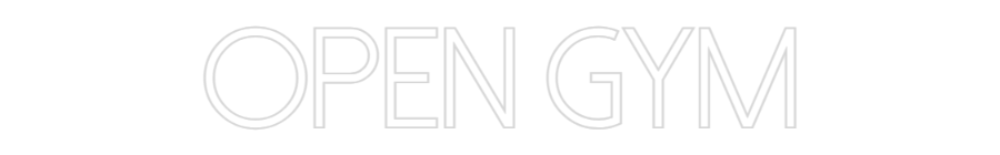 Configurateur - Neon LED Flex - Enseigne néon intérieure personnalisée Open GYm