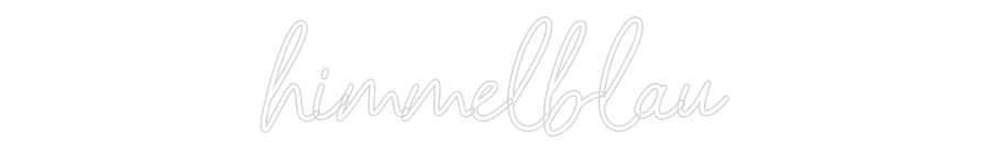 Konfigurator - Neon LED Flex - Personalisierter Indoor Schriftzug himmelblau