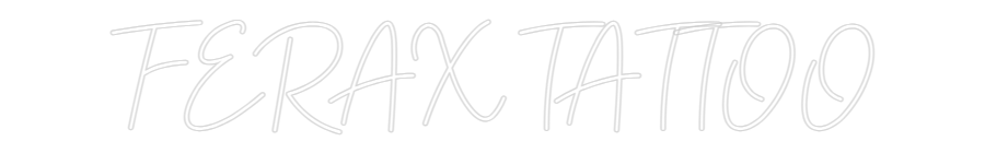Configurateur - Neon LED Flex - Enseigne néon intérieure personnalisée FERAX TATTOO