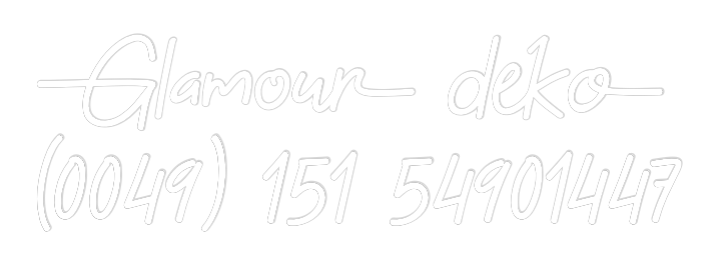 Konfigurator - Neon LED Clip - Personalisierter Indoor Schriftzug Glamour deko ...