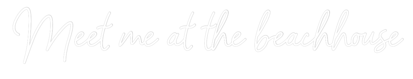 Konfigurator - Neon LED Clip - Personalisierter Indoor Schriftzug Meet me at th...