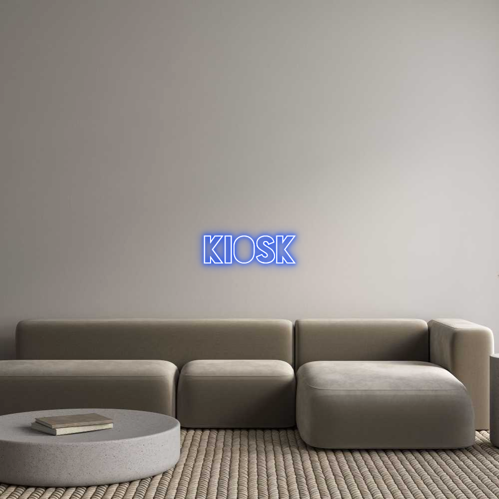 Konfigurator - Neon LED Flex - Personalisierter Indoor Schriftzug Kiosk