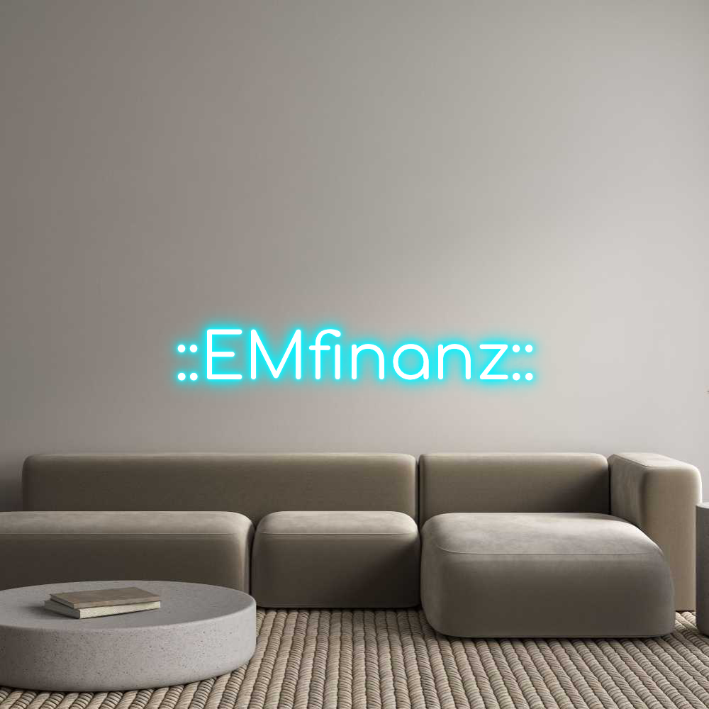 Konfigurator - Neon LED Clip - Personalisierter Indoor Schriftzug ::EMfinanz::