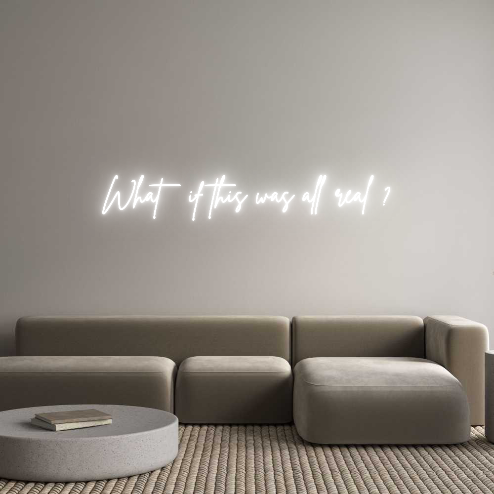 Konfigurator - Neon LED Liquid Acryl - Personalisierter Indoor & Outdoor Schriftzug What if this ...