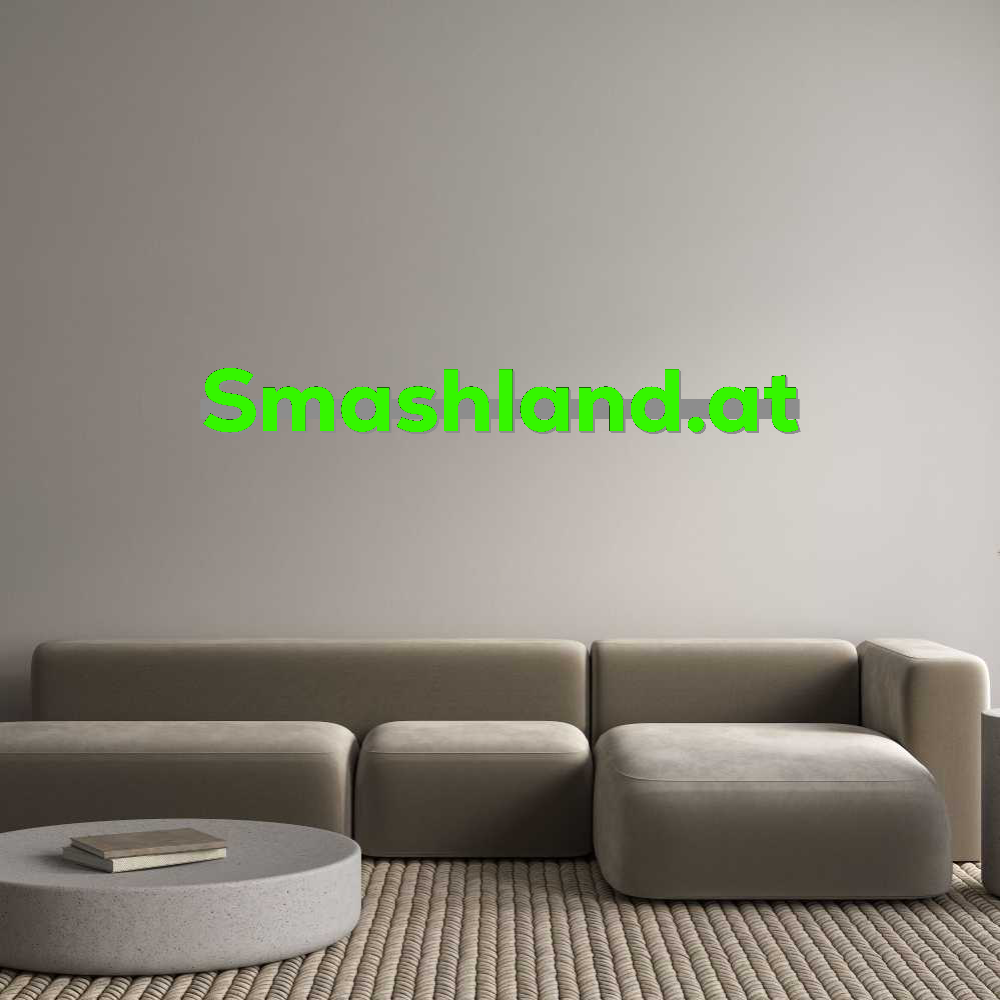 Konfigurator - Personalisierte Leuchtreklame & Leuchtbuchstaben Smashland.at