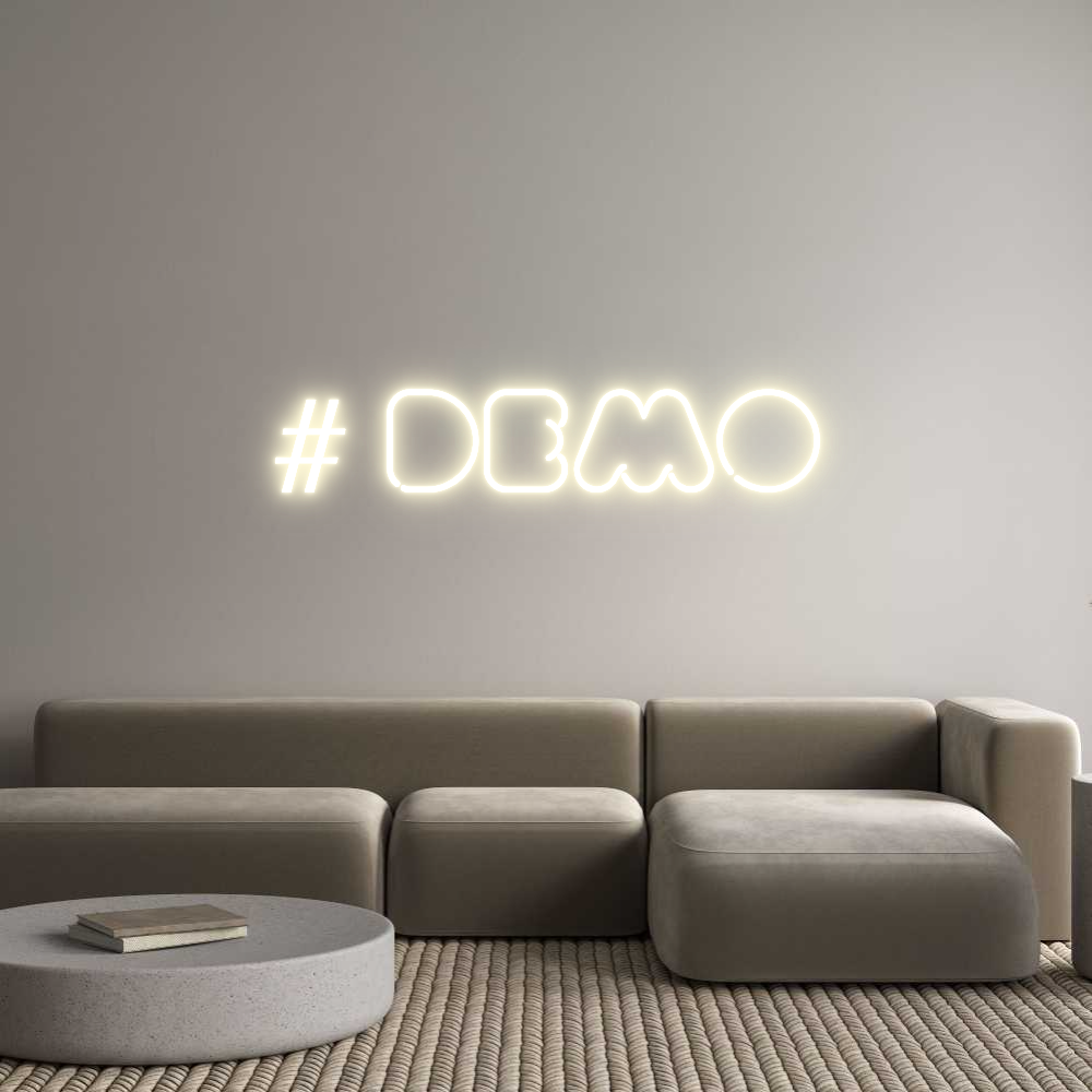 Konfigurator - Neon LED Clip - Personalisierter Indoor Schriftzug # DEMO