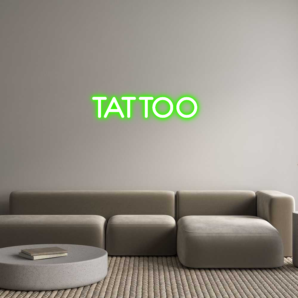Konfigurator - Neon LED Flex - Personalisierter Indoor Schriftzug TATTOO