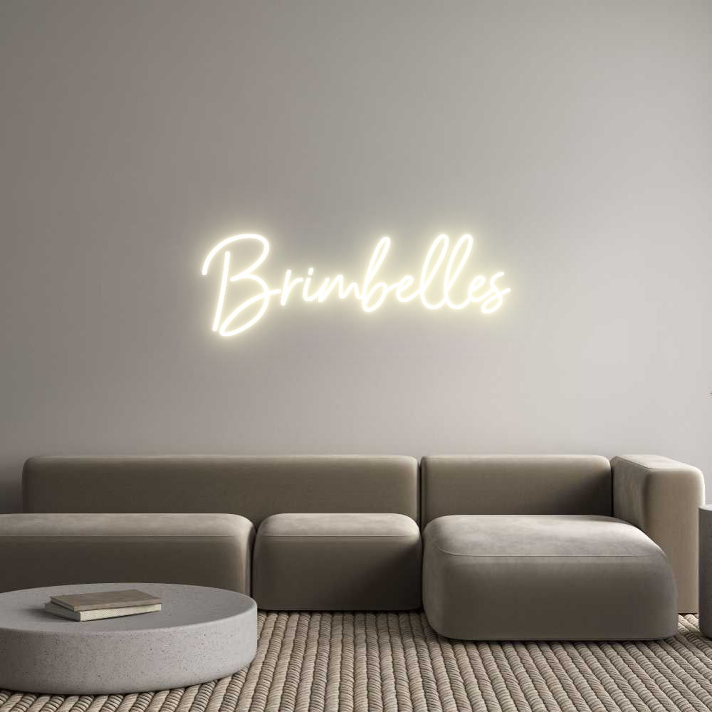 Konfigurator - Neon LED Clip - Personalisierter Indoor Schriftzug Brimbelles