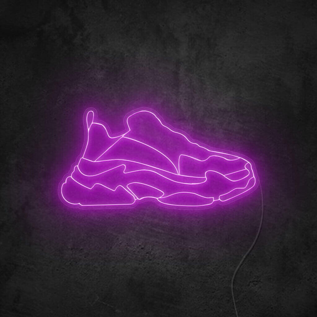 Sneaker III Symbol Neon Schild
