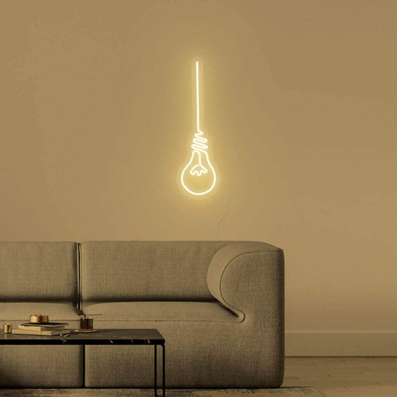 "Glühbirne" - Symbol - Leuchtschilder