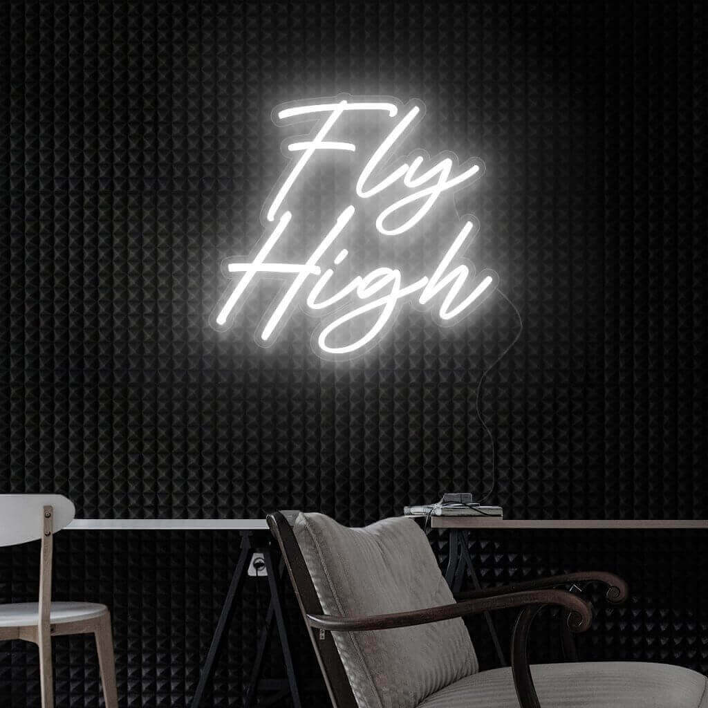 NEONMONKI_fly_high-Neon_licht_weiss