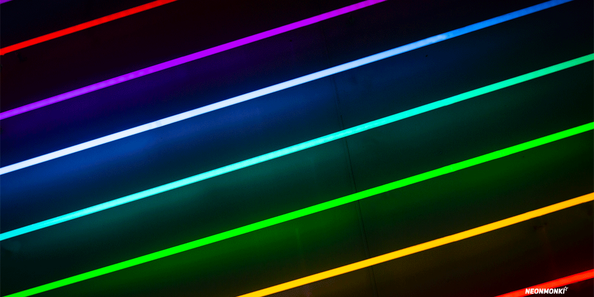 Decoración de paredes LED: comparación: LED versus neón clásico de vidrio