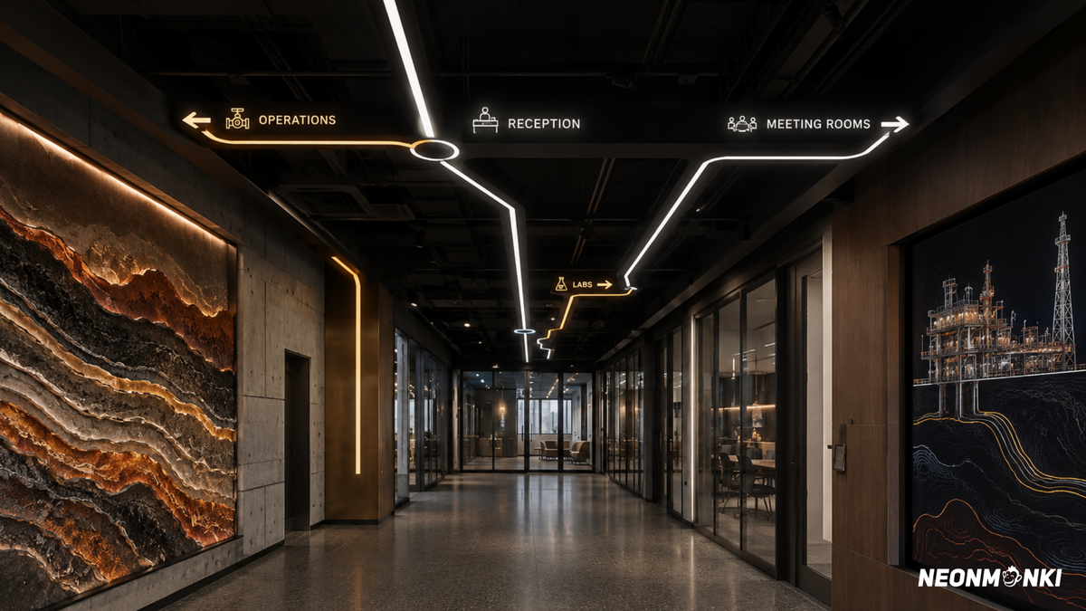 NEONMONKI_led_leitsystem_bürogebäude