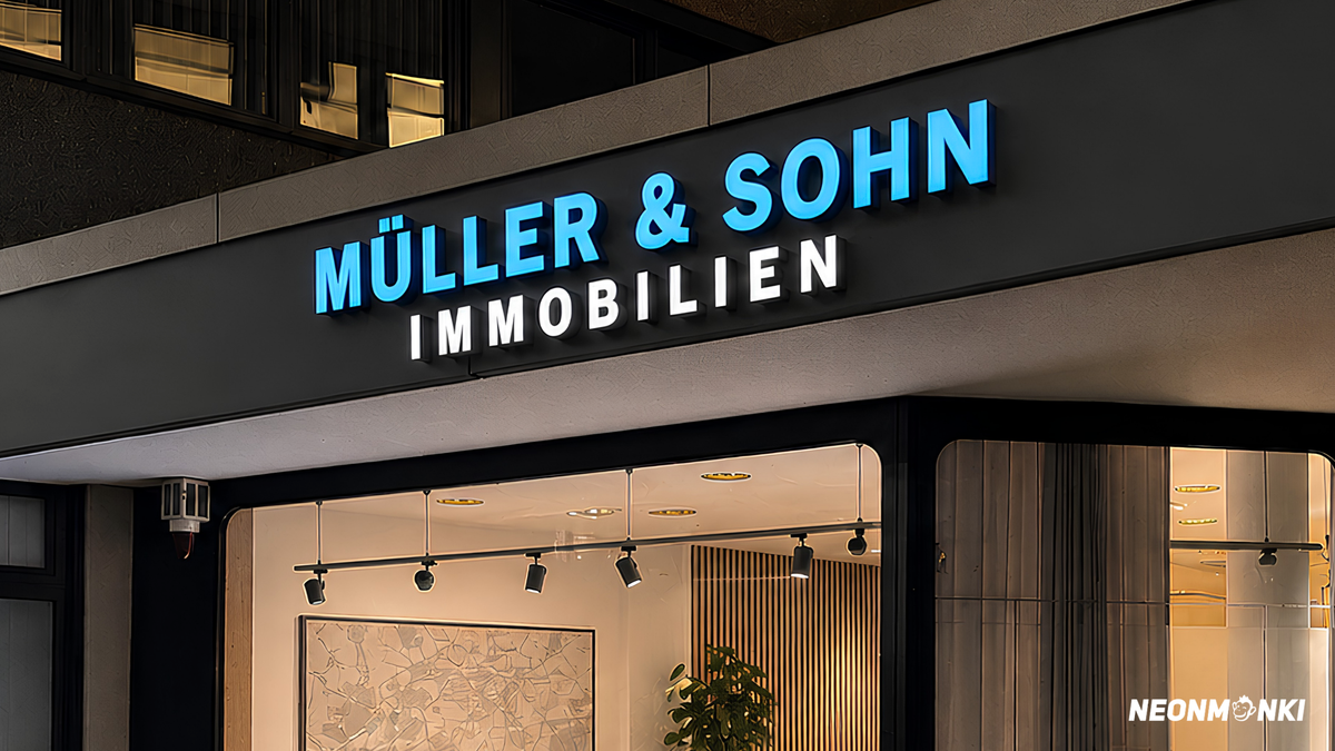 NEONMONKI_leuchtreklame_immobilienbüro