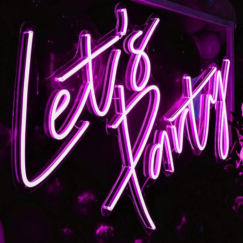 Neonschilder für Partys & Events