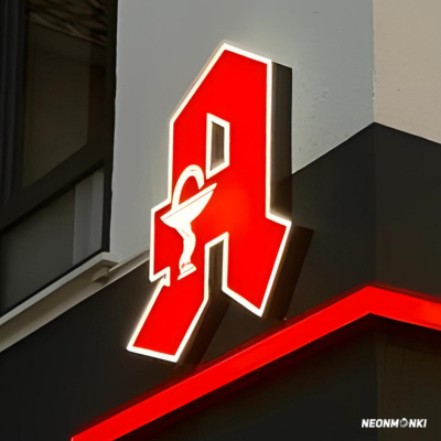 Leuchtreklame für Apotheken