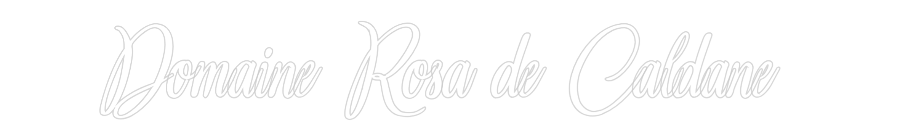 Configurateur - Neon LED Flex - Enseigne néon intérieure personnalisée Domaine Rosa ...