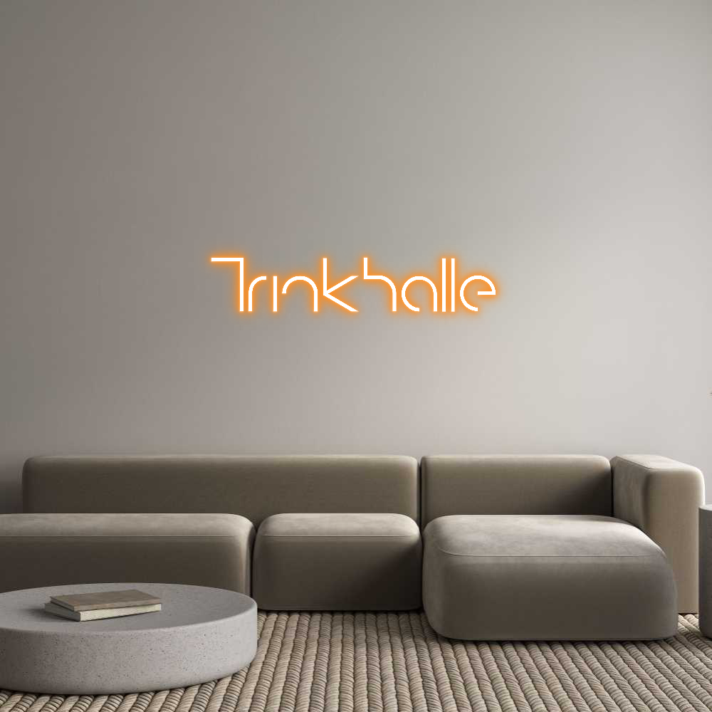 Konfigurator - Neon LED Flex - Personalisierter Indoor Schriftzug Trinkhalle