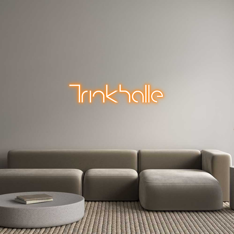 Konfigurator - Neon LED Flex - Personalisierter Indoor Schriftzug Trinkhalle