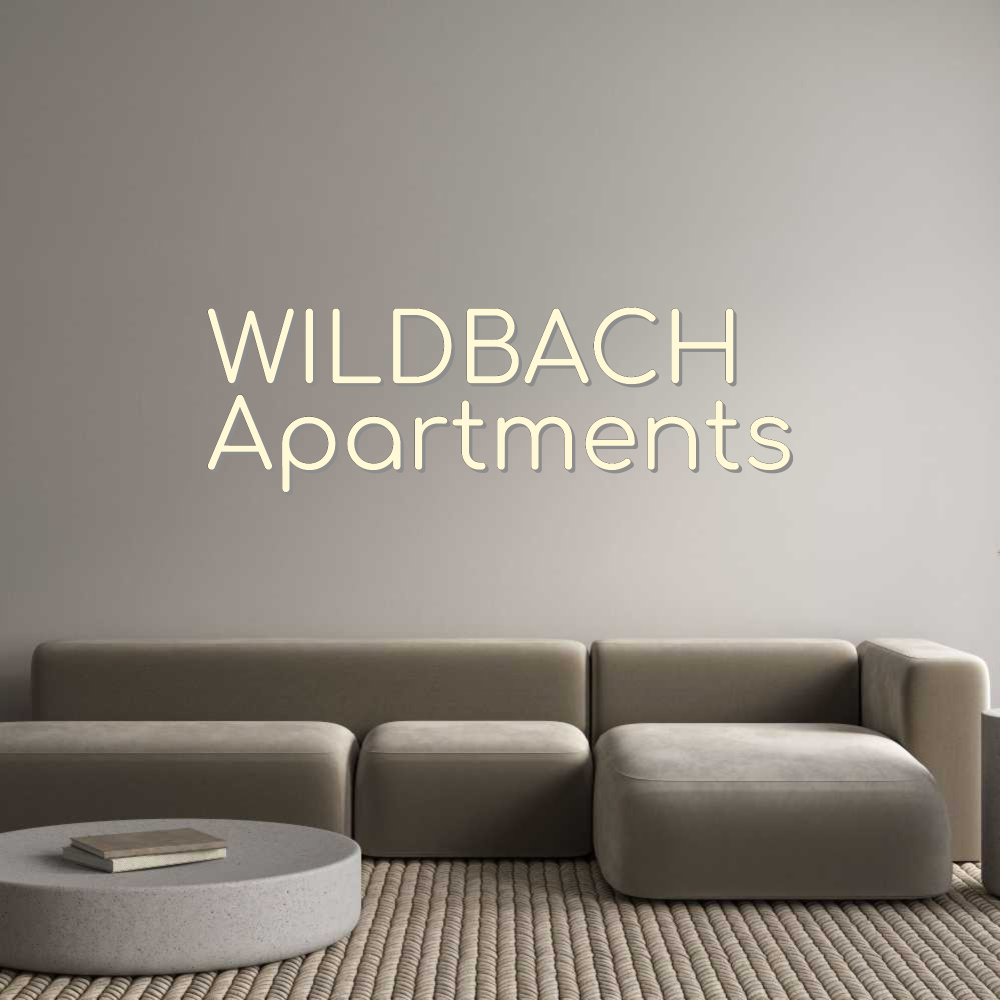 Konfigurator - Personalisierte Leuchtreklame & Leuchtbuchstaben WILDBACH
Apa...