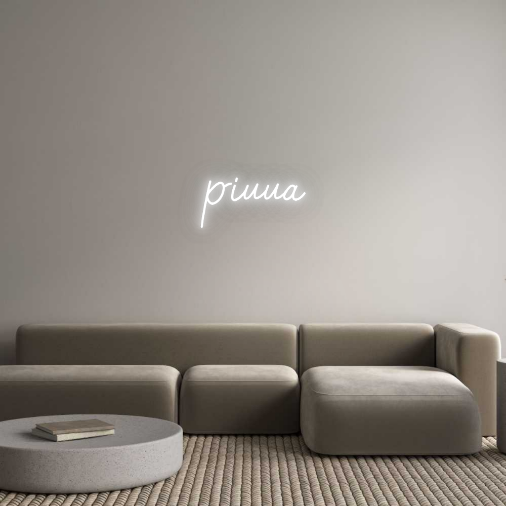 Konfigurator - Neon LED Flex - Personalisierter Indoor Schriftzug piuua