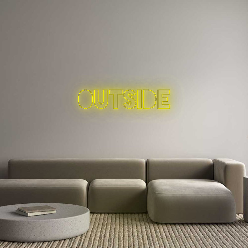 Konfigurator - Neon LED Flex - Personalisierter Indoor Schriftzug Outside
