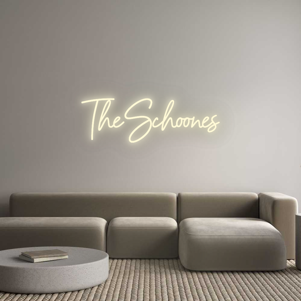 Konfigurator - Neon LED Flex - Personalisierter Indoor Schriftzug TheSchoones