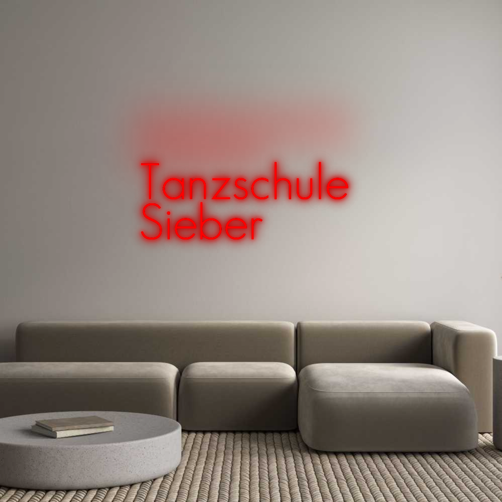 Konfigurator - Neon LED Flex - Personalisierter Indoor Schriftzug Tanzschule 
...