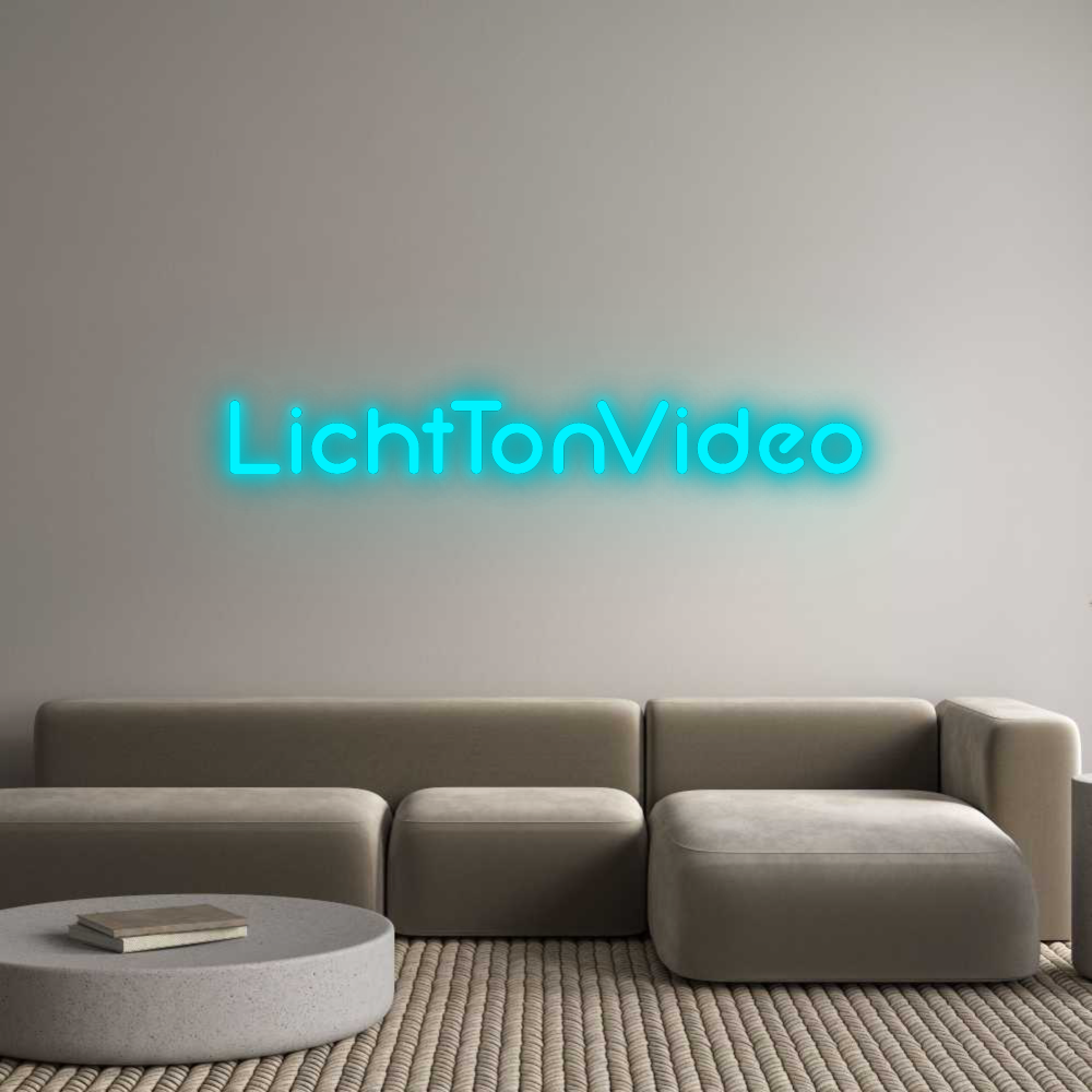 Konfigurator - Neon LED Liquid Acryl - Personalisierter Indoor & Outdoor Schriftzug LichtTonVideo