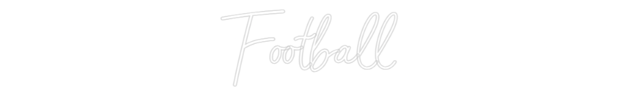 Configurator - Neon LED Flex - Custom Neon Sign Indoor Football