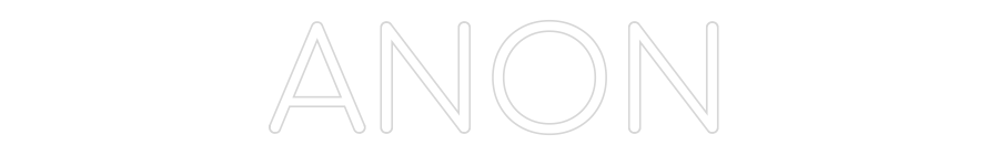Konfigurator - Neon LED Flex - Personalisierter Indoor Schriftzug ANON