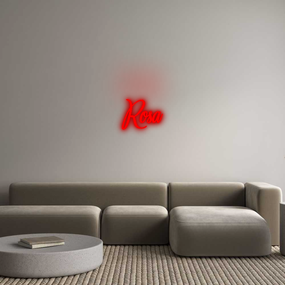 Configurateur - Neon LED Flex - Enseigne néon intérieure personnalisée Rosa