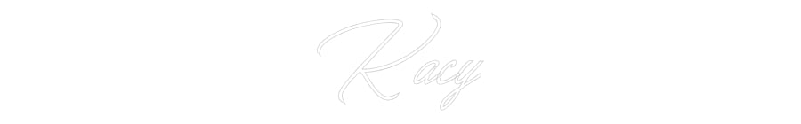 Konfigurator - Neon LED Flex - Personalisierter Indoor Schriftzug Kacy