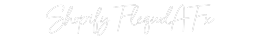 Konfigurator - Neon LED Flex - Personalisierter Indoor Schriftzug Shopify Fleqw...