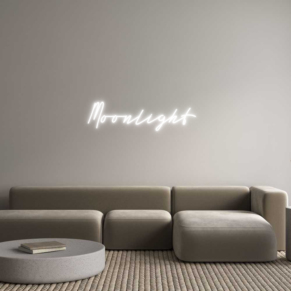 Konfigurator - Neon LED Clip - Personalisierter Indoor Schriftzug Moonlight