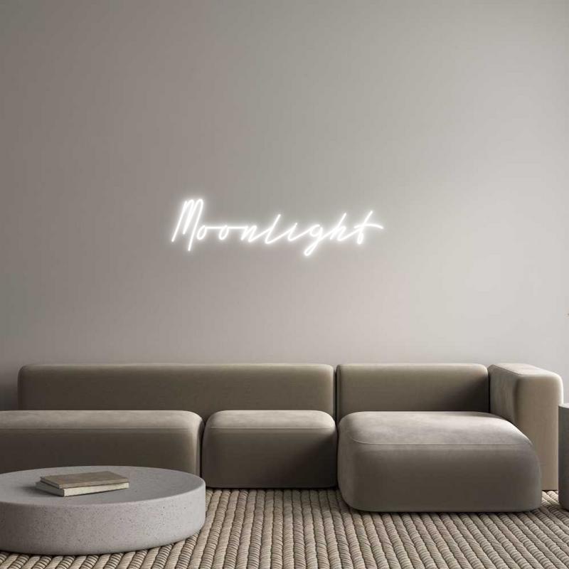 Konfigurator - Neon LED Clip - Personalisierter Indoor Schriftzug Moonlight