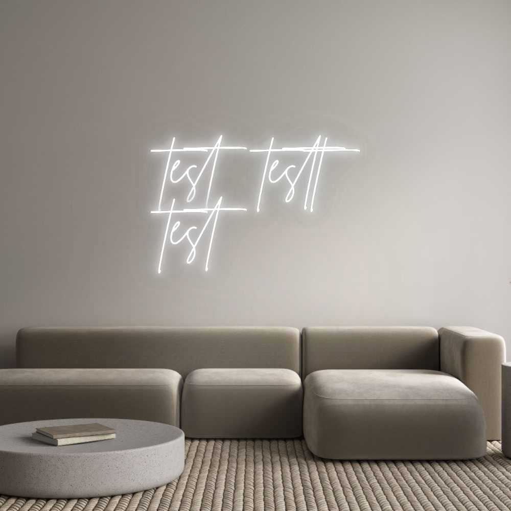 Konfigurator - Neon LED Liquid Acryl - Personalisierter Indoor & Outdoor Schriftzug test testt
t...