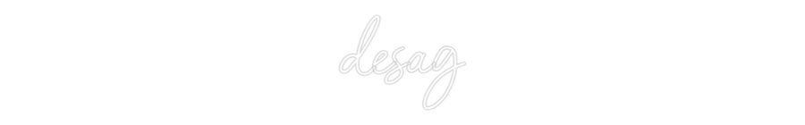 Konfigurator - Neon LED Flex - Personalisierter Indoor Schriftzug desag