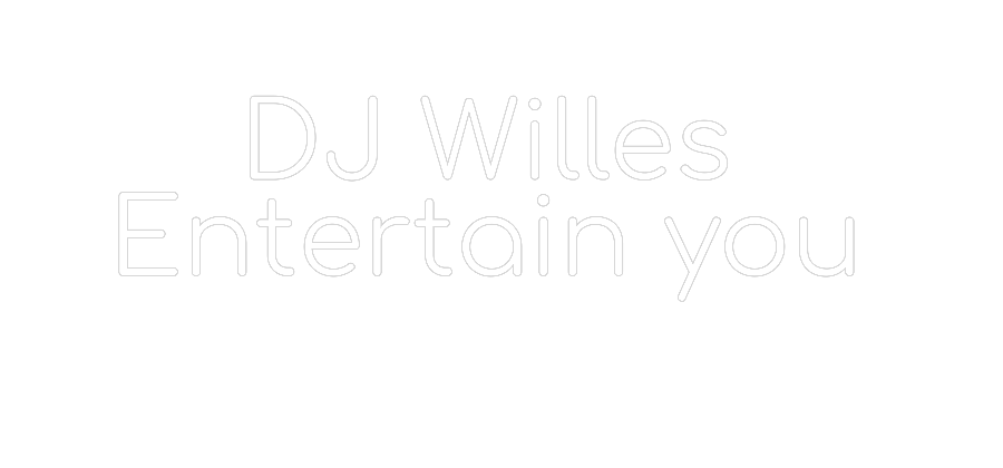 Konfigurator - Neon LED Flex - Personalisierter Indoor Schriftzug DJ Willes 
E...