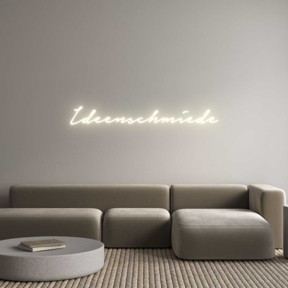 Konfigurator - Neon LED Flex - Personalisierter Indoor Schriftzug Ideenschmiede