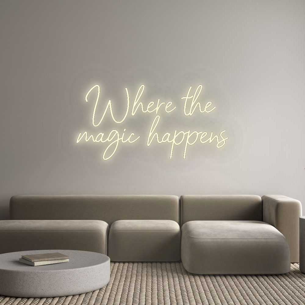 Konfigurator - Neon LED Flex - Personalisierter Indoor Schriftzug  Where the
m...