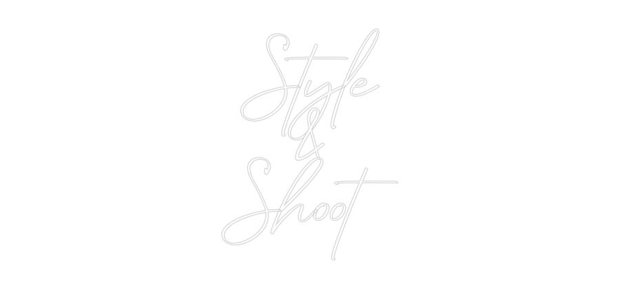 Konfigurator - Neon LED Flex - Personalisierter Indoor Schriftzug Style
&
Shoot