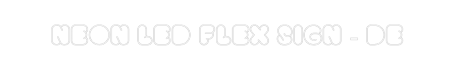 Konfigurator - Neon LED Flex - Personalisierter Indoor Schriftzug Neon LED Flex...