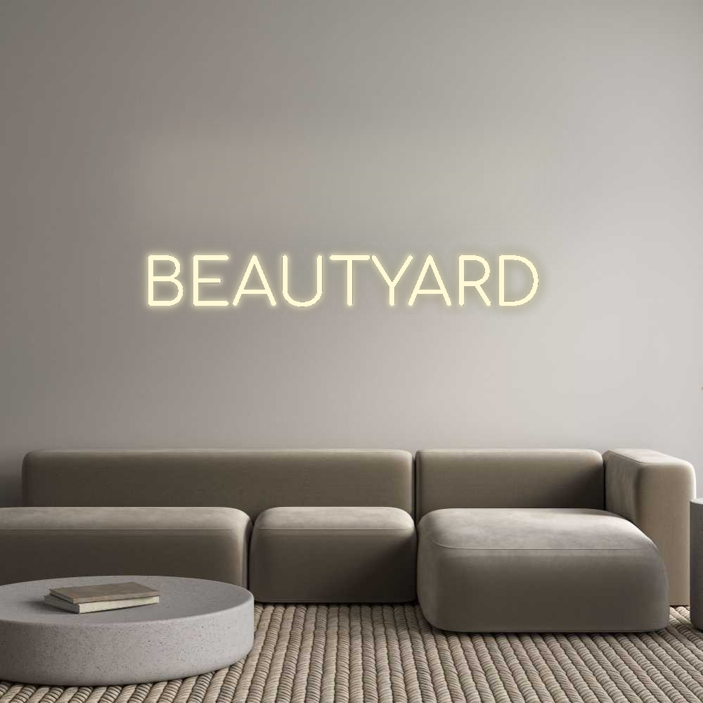 Konfigurator - Neon LED Flex - Personalisierter Indoor Schriftzug BEAUTYARD
